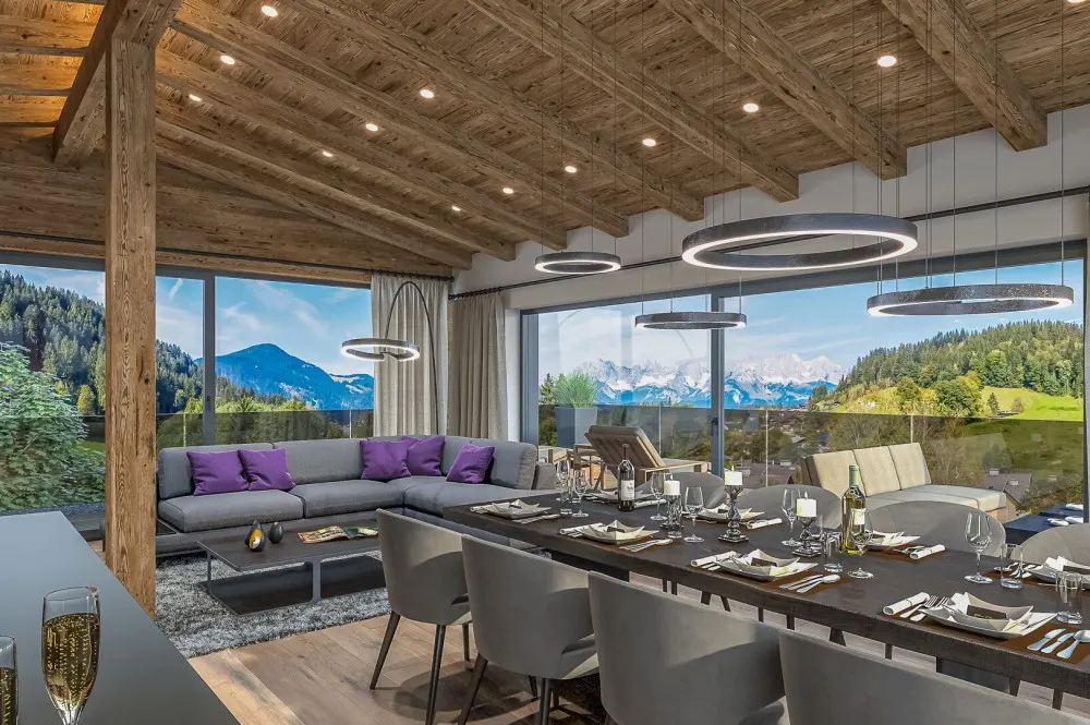 KITZIMMO-Luxus-Penthouse am Hahnenkamm kaufen - Immobilien Kitzbühel.