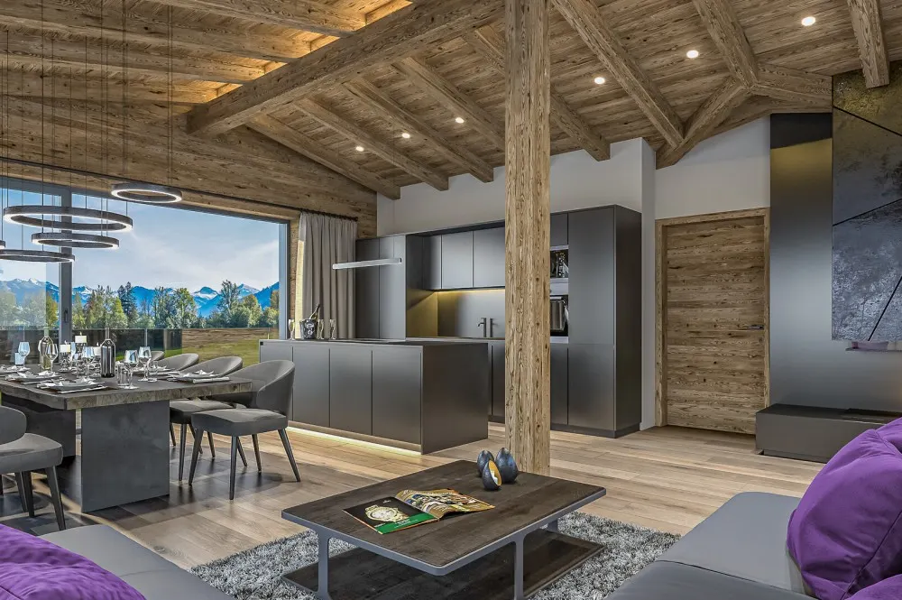 KITZIMMO-Luxus-Penthouse am Hahnenkamm kaufen - Immobilien Kitzbühel.