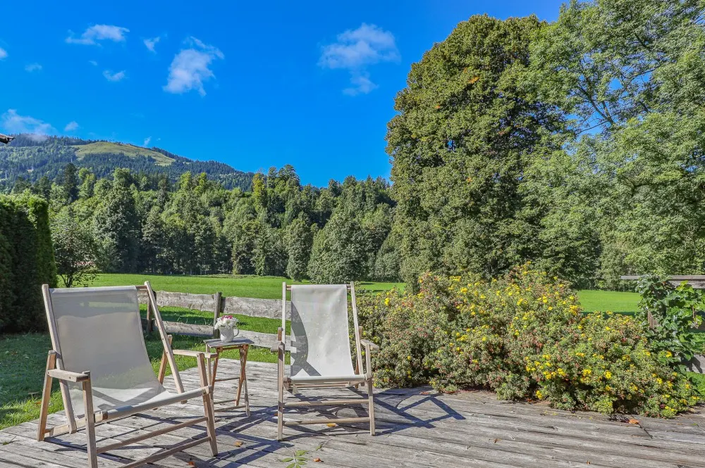 KITZIMMO-Alpenchalet in sonniger Ruhelage mit Kaiserblick - Immobilien Ellmau.-11