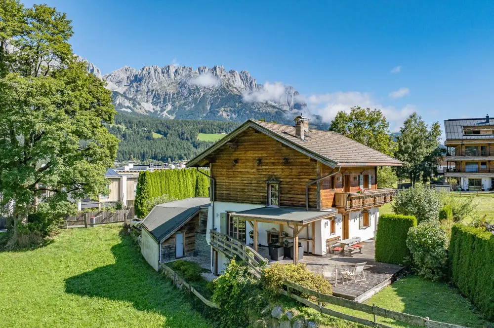 KITZIMMO-Alpenchalet in sonniger Ruhelage mit Kaiserblick - Immobilien Ellmau.-3