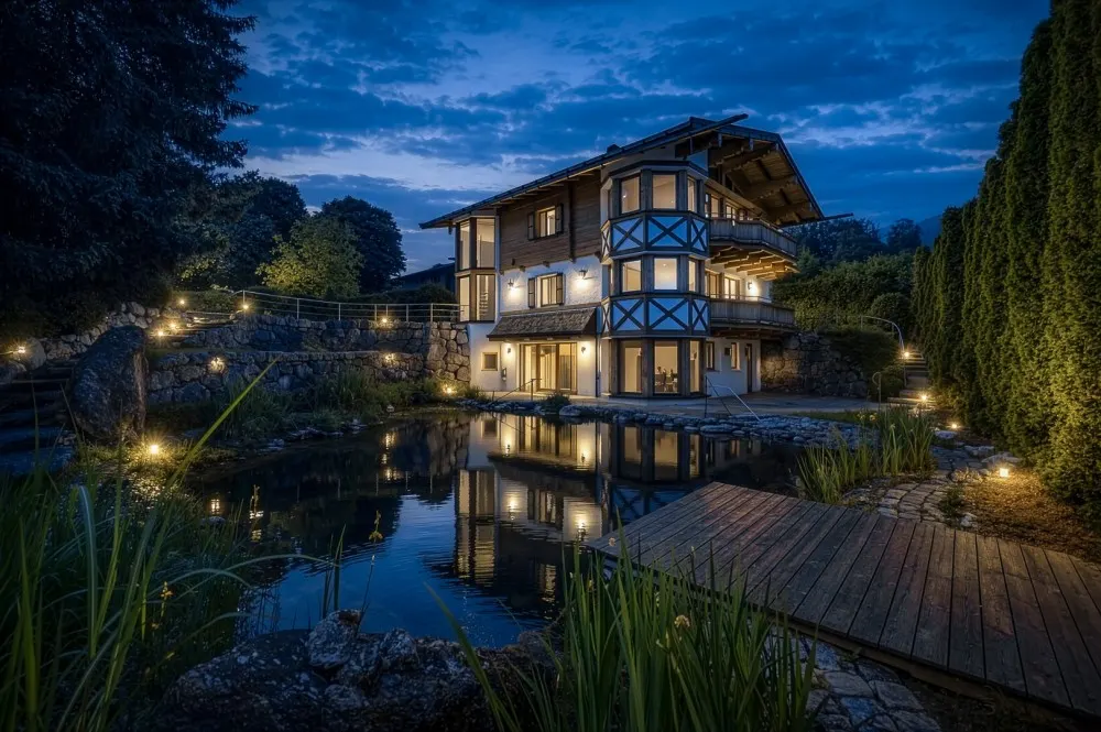 KITZIMMO-Exklusive Luxusvilla mit Freizeitwohnsitz auf der Bichlalm - Immobilien Kitzbühel.