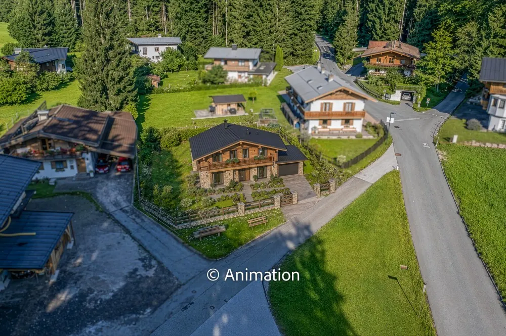 KITZIMMO-Grundstück mit Baugenehmigung für ein exklusives Chalet - Immobilien Oberndorf.