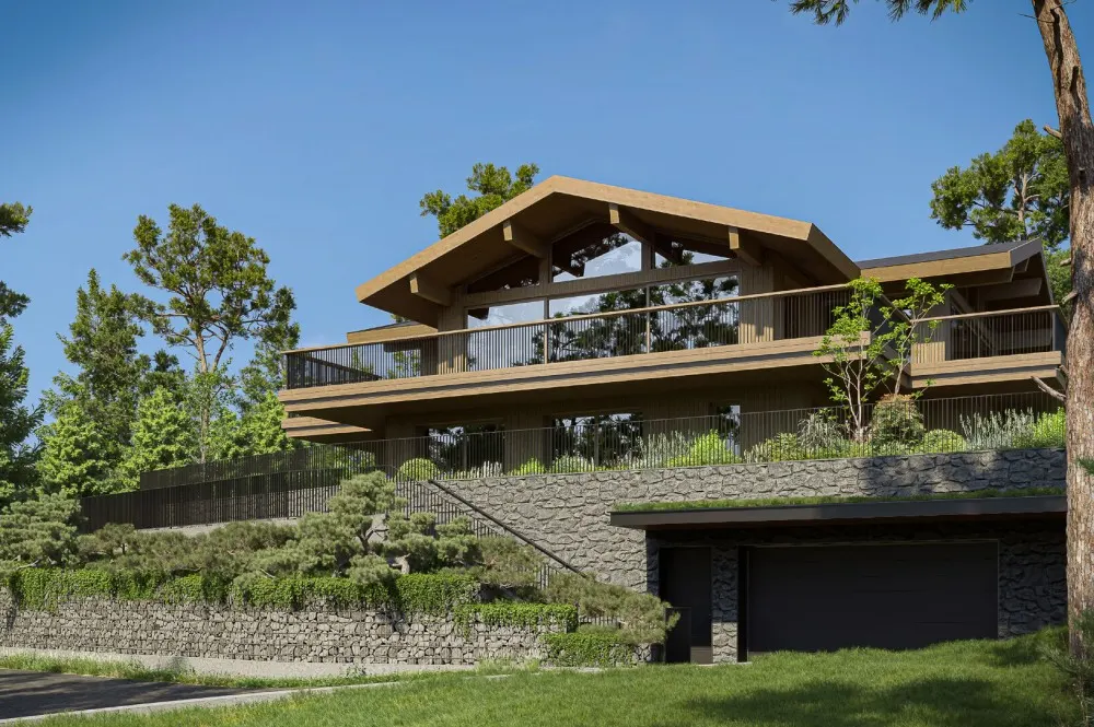 KITZIMMO-Exklusives Grundstück mit genehmigter Luxusvilla - Immobilien Kitzbühel.