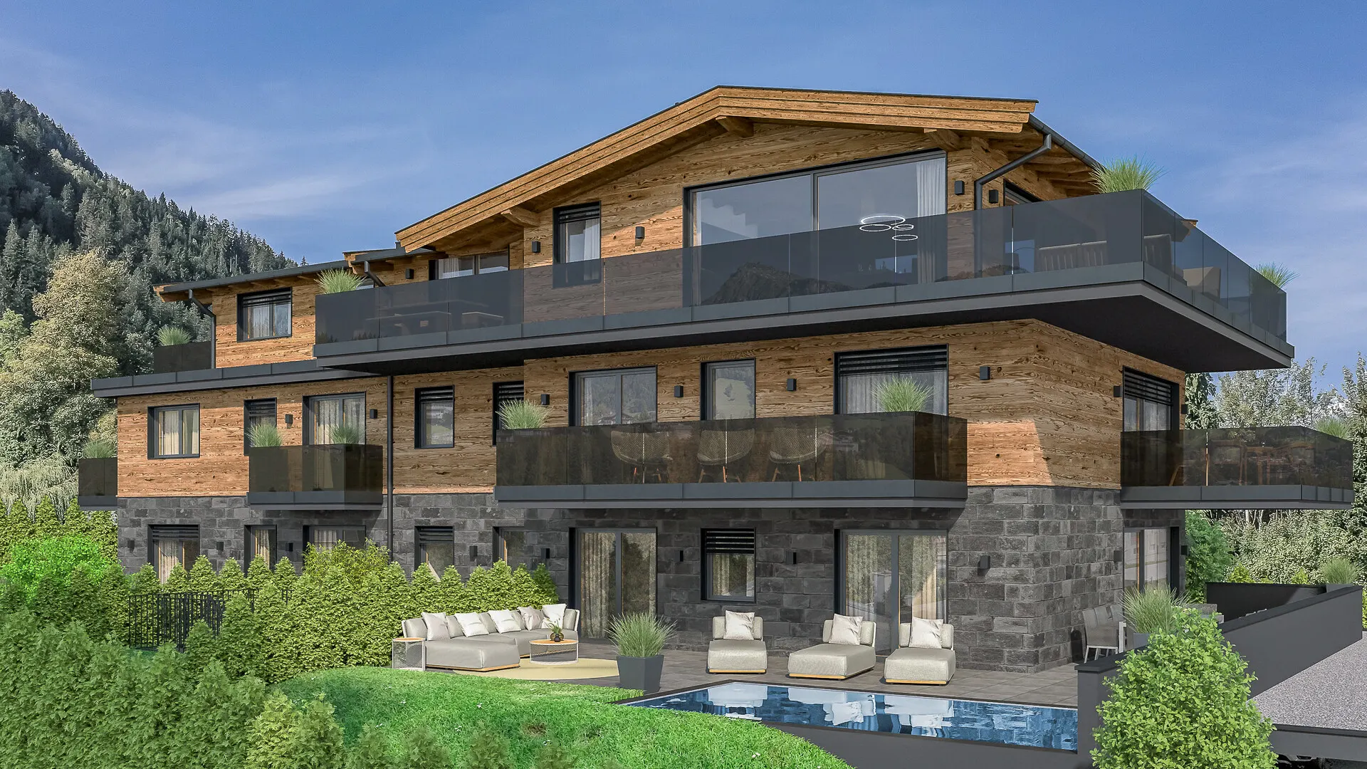 KITZIMMO-Luxuswohnungen am Hahnenkamm kaufen - Immobilien Kitzbühel.