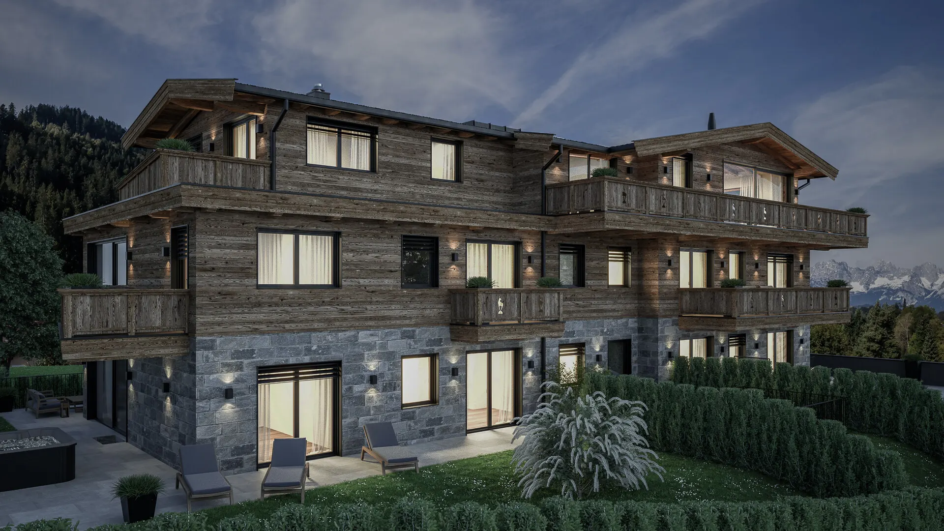 KITZIMMO-Luxus-Penthouse am Hahnenkamm kaufen - Immobilien Kitzbühel.