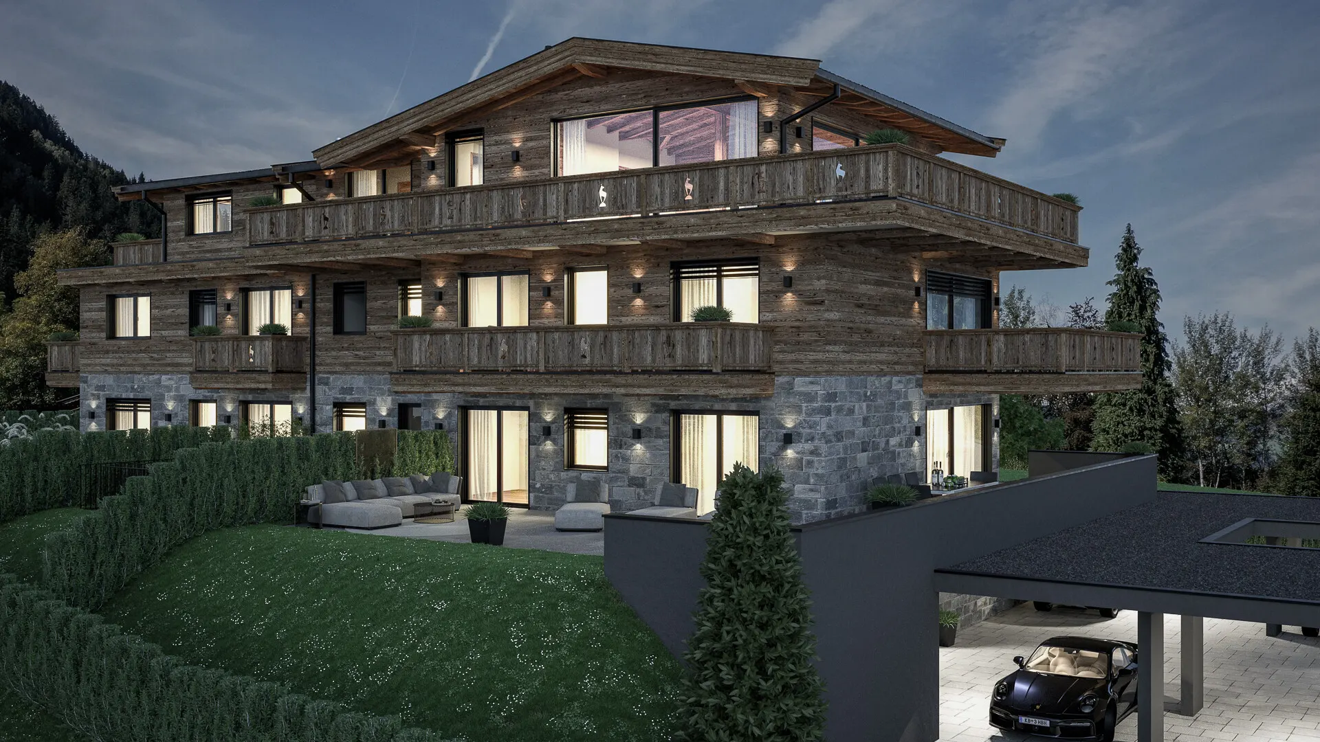 KITZIMMO-Luxus-Penthouse am Hahnenkamm kaufen - Immobilien Kitzbühel.