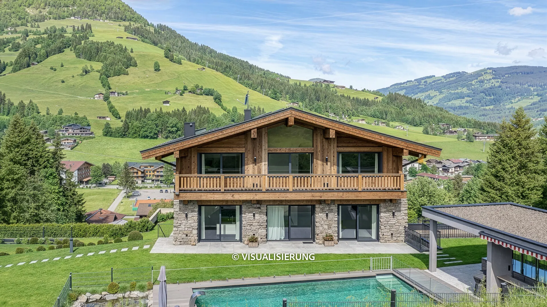KITZIMMO-Luxusvilla mit Freizeitwohnsitz kaufen - Immobilien Kirchberg in Tirol.-2