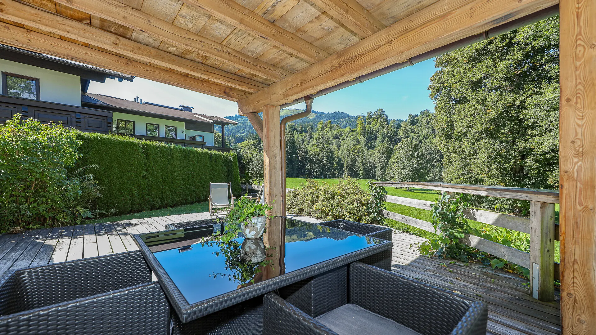 KITZIMMO-Alpenchalet in sonniger Ruhelage mit Kaiserblick - Immobilien Ellmau.-12
