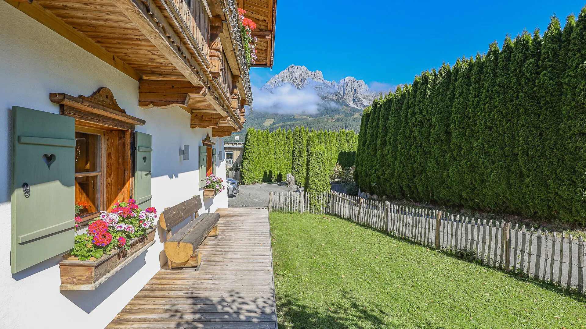 KITZIMMO-Alpenchalet in sonniger Ruhelage mit Kaiserblick - Immobilien Ellmau.-9