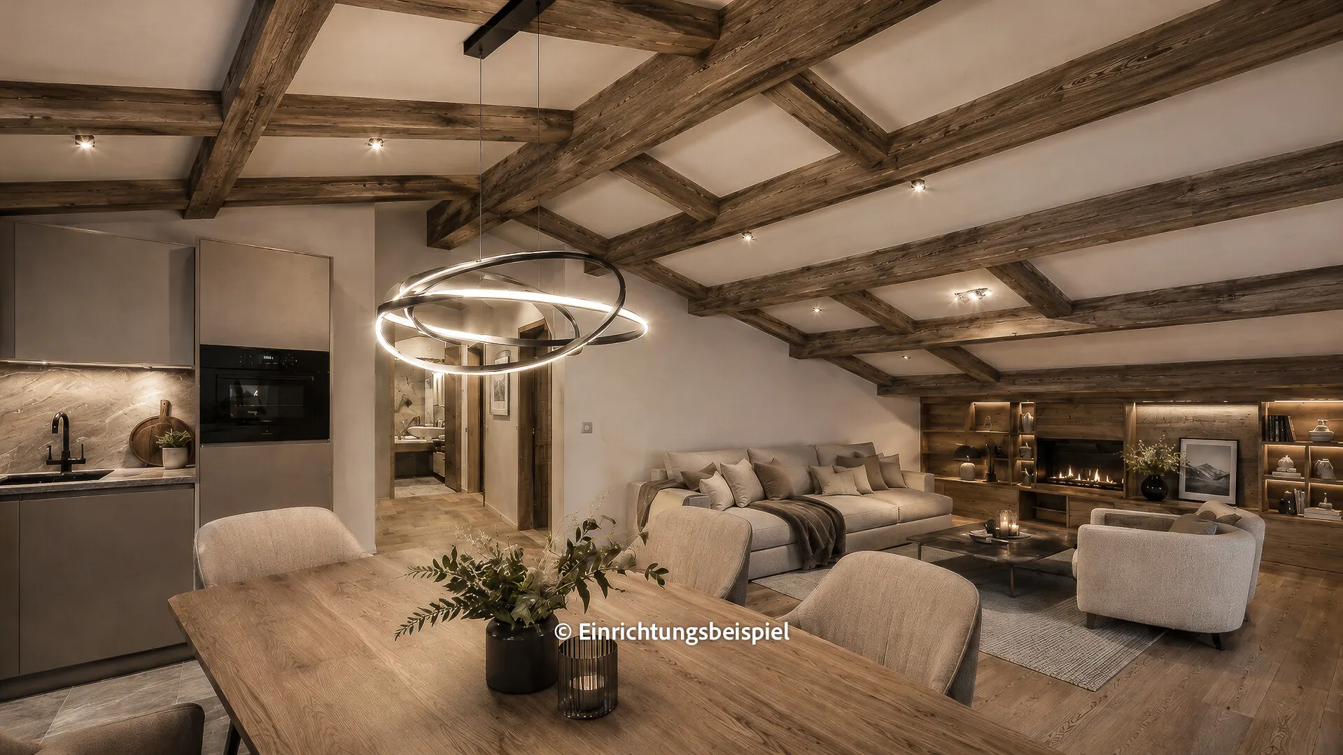 KITZIMMO-Dachgeschosswohnung mit Bergblick kaufen - Immobilien Kitzbühel.