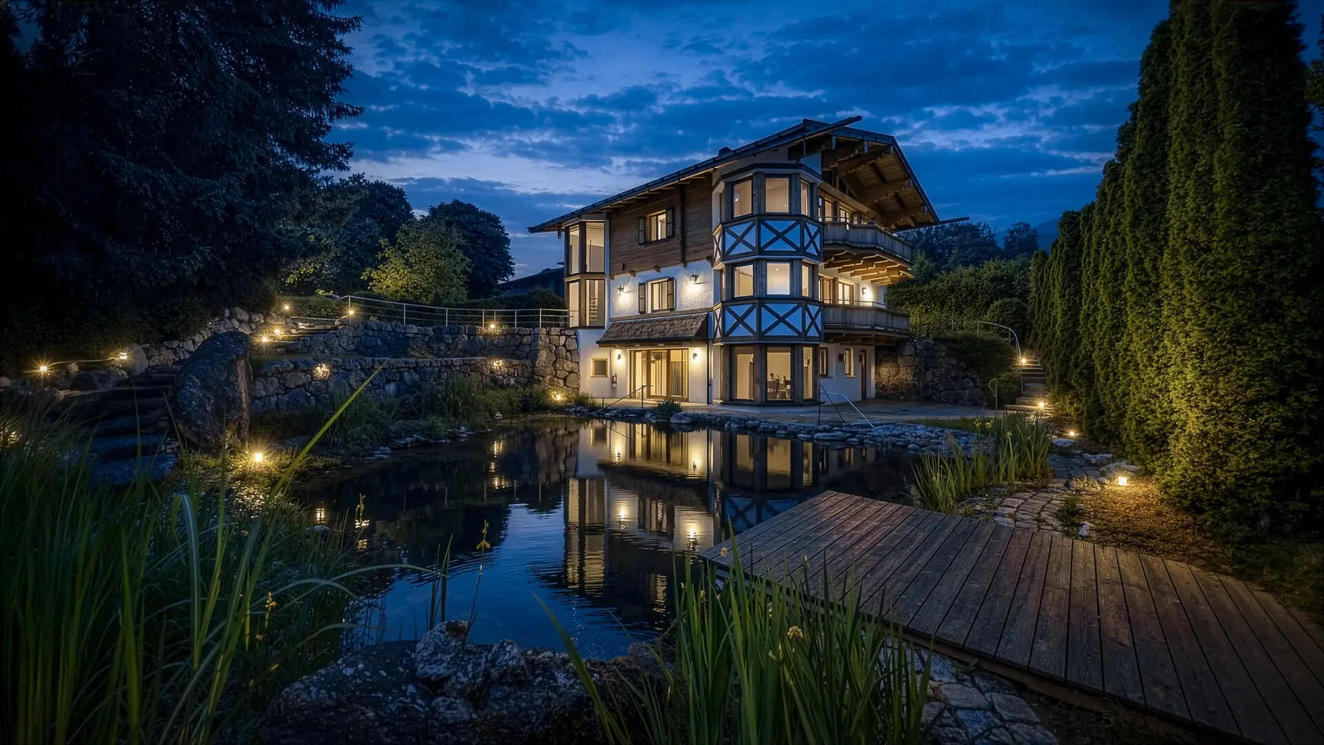 KITZIMMO-Exklusive Luxusvilla mit Freizeitwohnsitz auf der Bichlalm - Immobilien Kitzbühel.