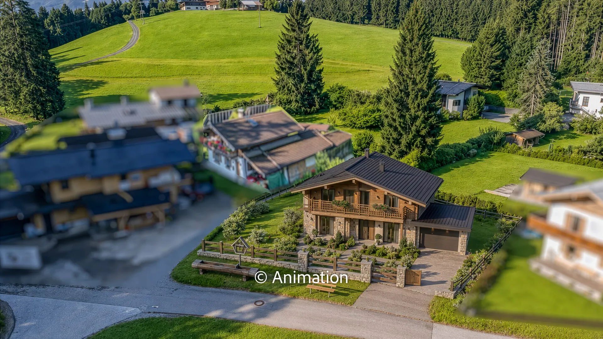 KITZIMMO-Grundstück mit Baugenehmigung für ein exklusives Chalet - Immobilien Oberndorf.