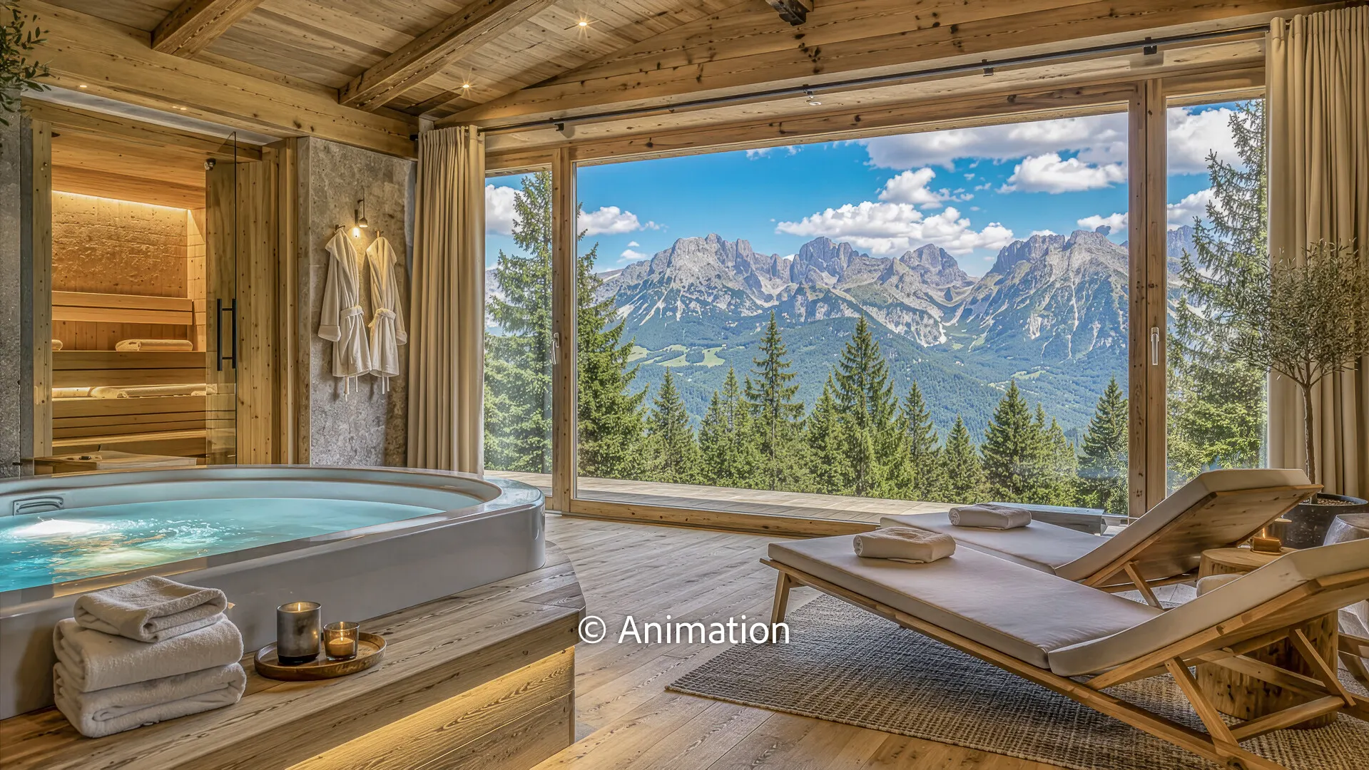 KITZIMMO-Freizeitwohnsitz mit unverbautem Kaiserblick - Ski in / Ski out - Immobilien Ellmau.