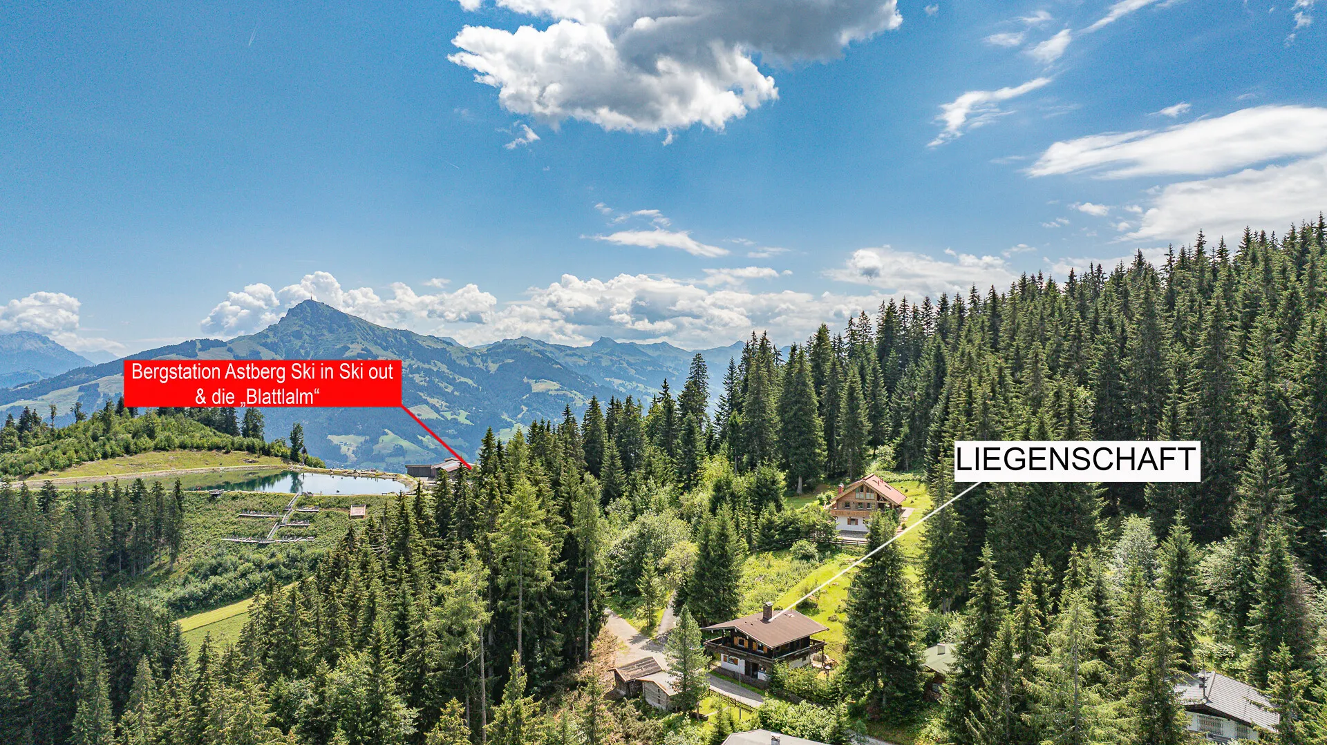 KITZIMMO-Freizeitwohnsitz mit unverbautem Kaiserblick - Ski in / Ski out - Immobilien Ellmau.