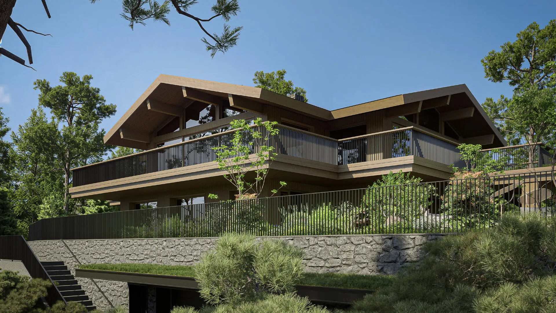 KITZIMMO-Exklusives Grundstück mit genehmigter Luxusvilla - Immobilien Kitzbühel.