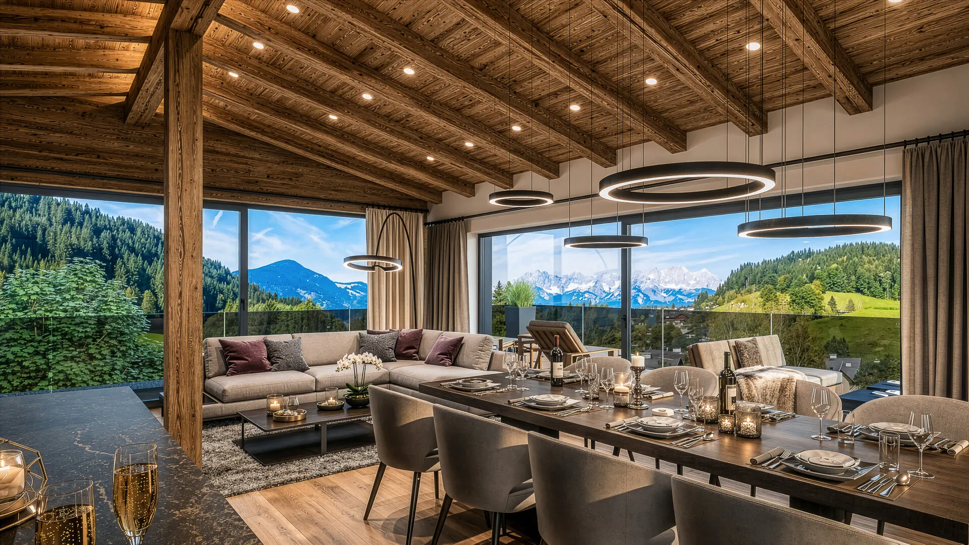 KITZIMMO-Luxus-Penthouse am Hahnenkamm kaufen - Immobilien Kitzbühel.-1