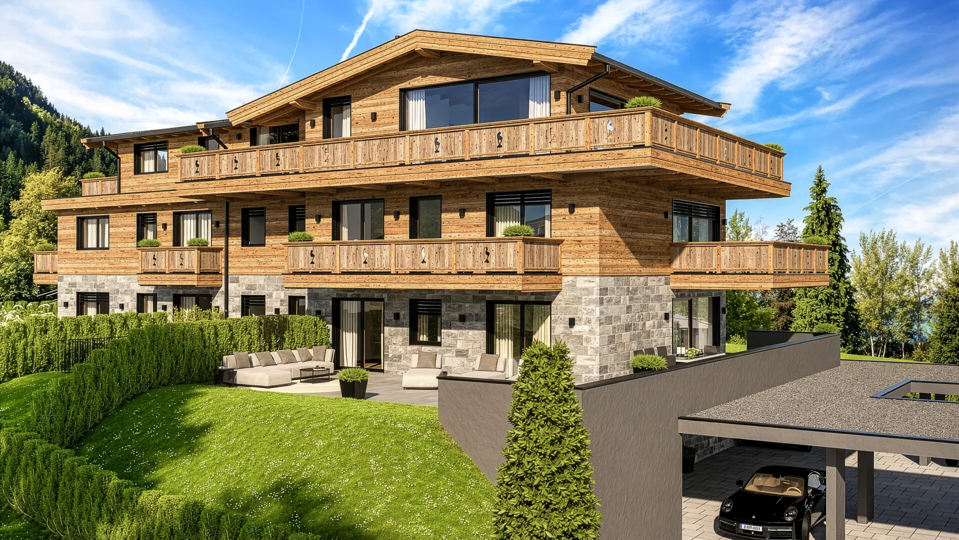 KITZIMMO-Luxus-Penthouse am Hahnenkamm kaufen - Immobilien Kitzbühel.